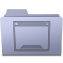Desktop Folder Lavender icon